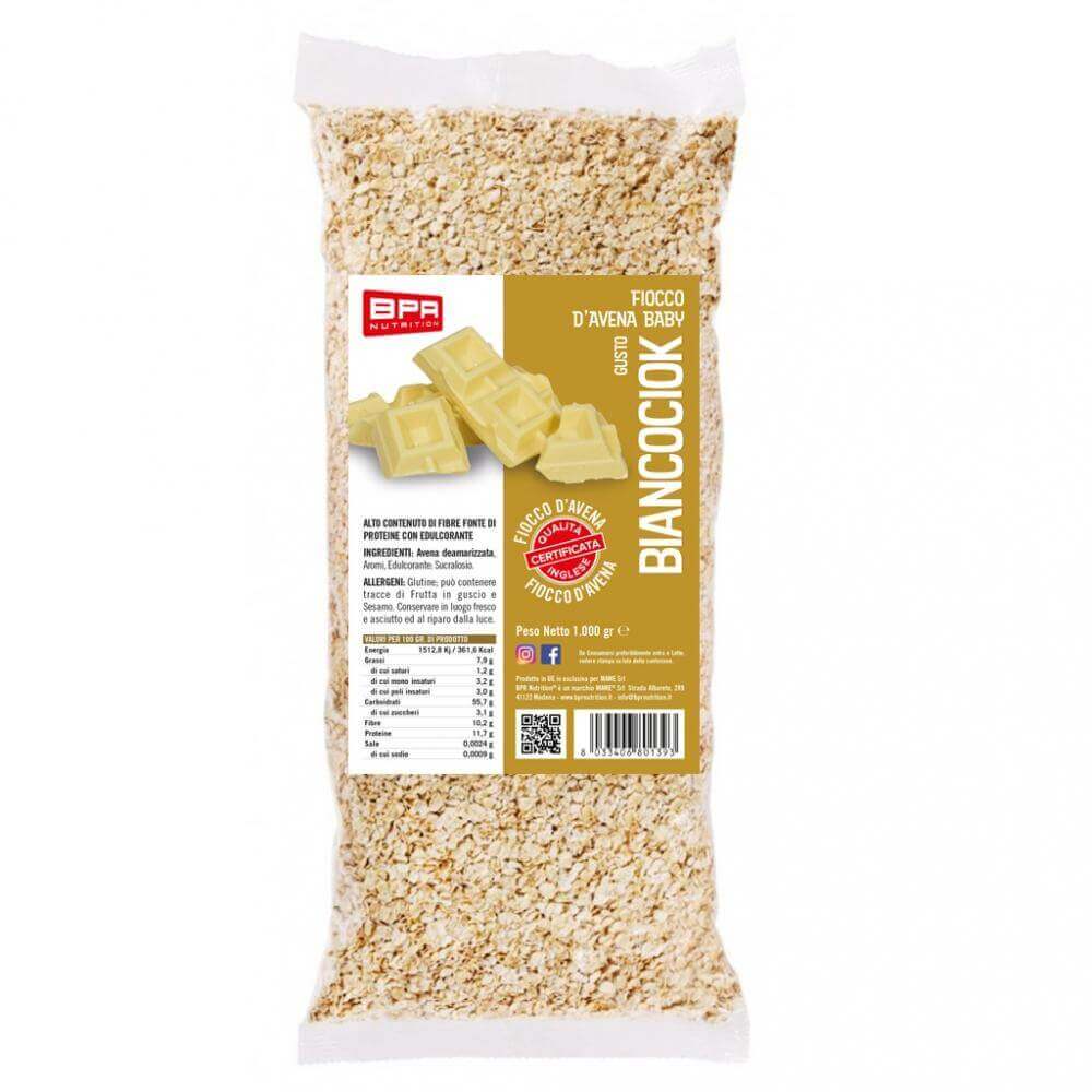 RIV - FIOCCHI D'AVENA AROMATIZZATI 15 Gusti diversi a scelta 1 Kg Biancociok - Push More Fiocchi d' avena aromatizzata Bpr Nutrition