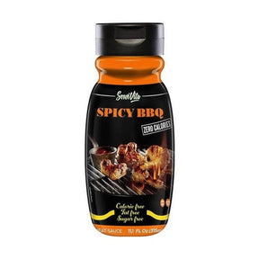 Salse e Sciroppi 0 calorie - ServiVita 320ml BBQ Sauce Spicy (Salsa barbecue speziata) - Push More Salse per condimenti ServiVita