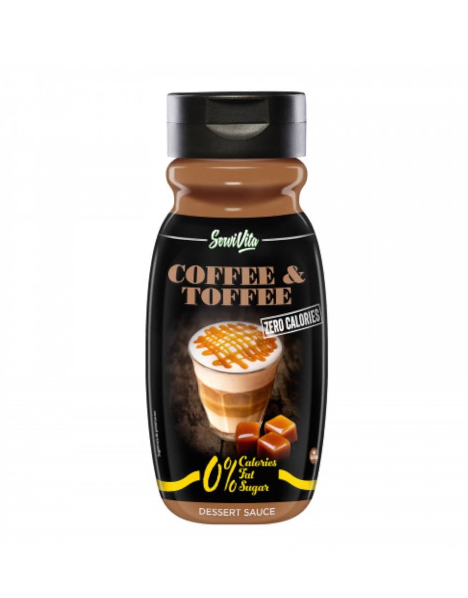 Salse e Sciroppi 0 calorie - ServiVita 320ml Coffee & Toffee (Caffè e Caramello) - Push More Salse per condimenti ServiVita