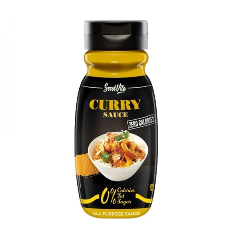 Salse e Sciroppi 0 calorie - ServiVita 320ml Curry - Push More Salse per condimenti ServiVita